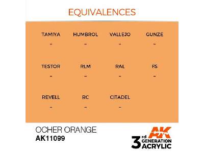 AK 11099 Ocher Orange - image 3