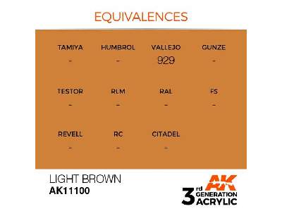 AK 11100 Light Brown - image 3