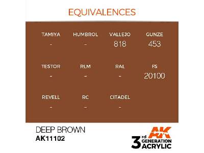 AK 11102 Deep Brown - image 3