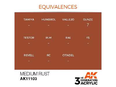 AK 11103 Medium Rust - image 3