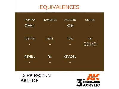 AK 11109 Dark Brown - image 2