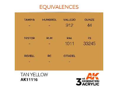 AK 11116 Tan Yellow - image 2