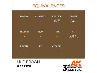 AK 11120 Mud Brown - image 2