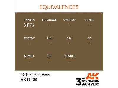 AK 11125 Grey-brown - image 2