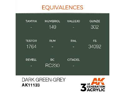 AK 11133 Dark Green-grey - image 1