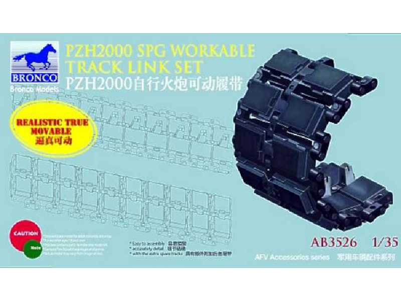 German 155mm SPz2000 Workable Track Link Set  - image 1