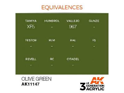 AK 11147 Olive Green - image 1