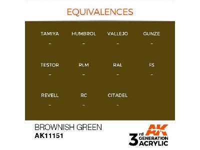 AK 11151 Brownish Green - image 1