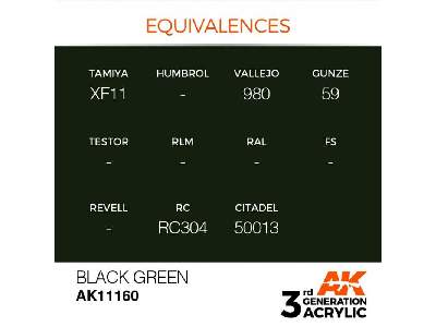 AK 11160 Black Green - image 1