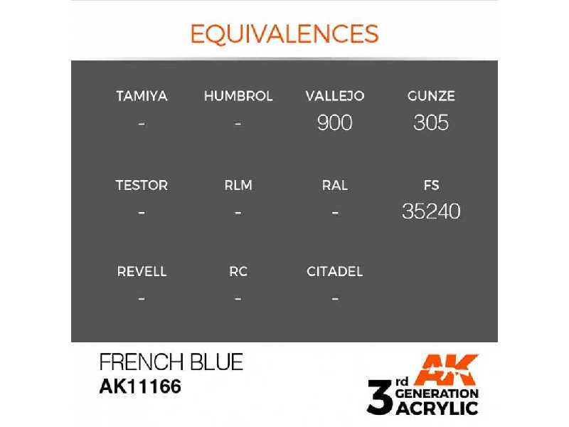 AK 11166 French Blue - image 1