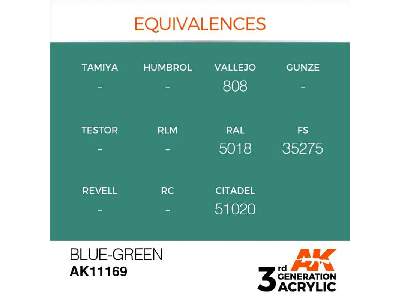 AK 11169 Blue-green - image 1