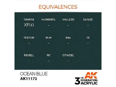 AK 11173 Ocean Blue - image 1