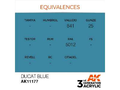 AK 11177 Ducat Blue - image 1