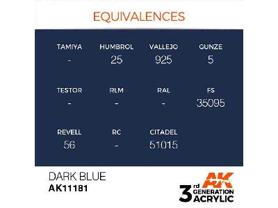 AK 11181 Dark Blue - image 1