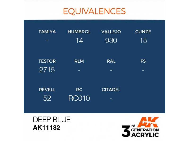 AK 11182 Deep Blue - image 1