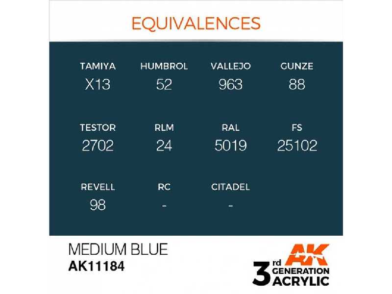 AK 11184 Medium Blue - image 1