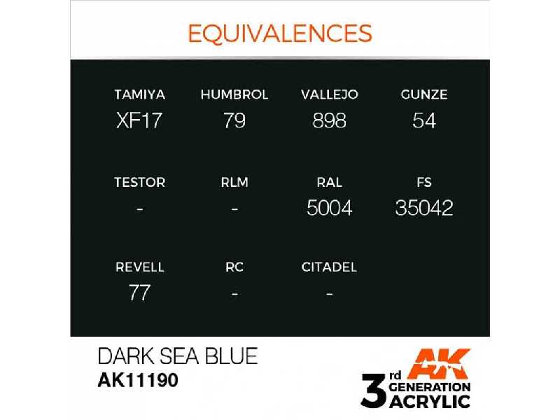 AK 11190 Dark Sea Blue - image 1