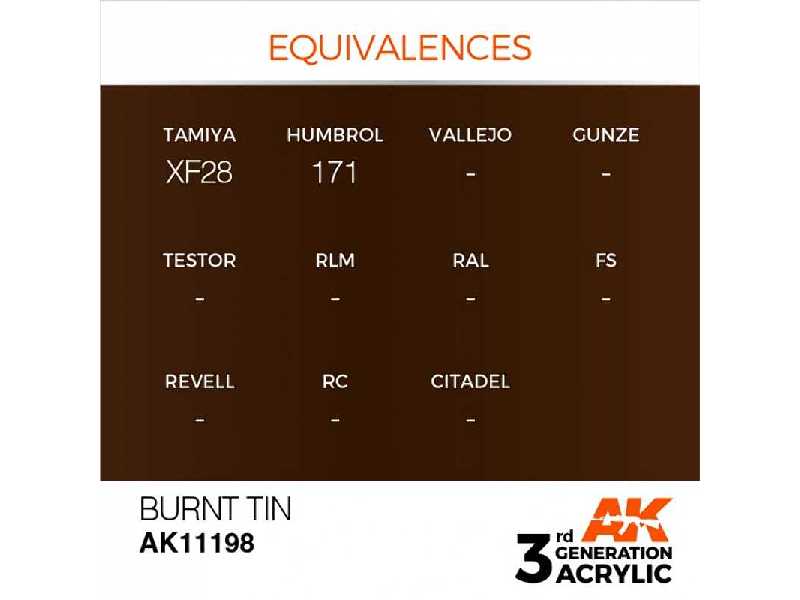 AK 11198 Burnt Tin - image 1