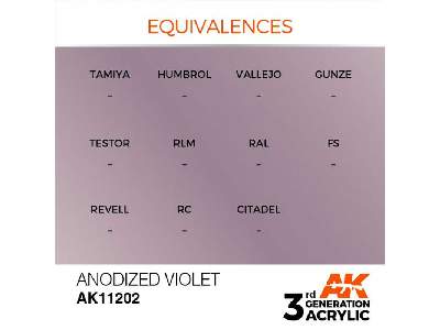 AK 11202 Anodized Violet - image 1