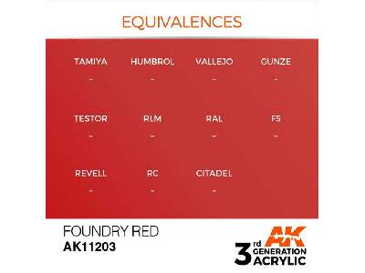 AK 11203 Foundry Red - image 1