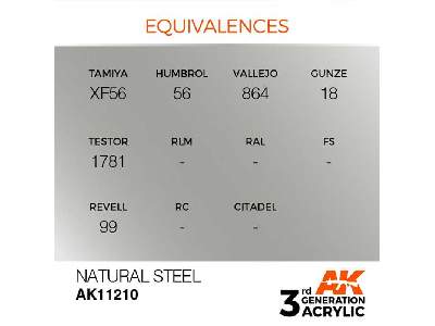 AK 11210 Natural Steel - image 1