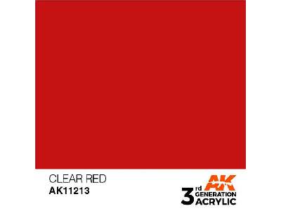 AK 11213 Clear Red - image 2