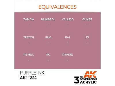 AK 11224 Purple Ink - image 1