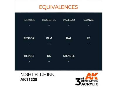 AK 11228 Night Blue Ink - image 1