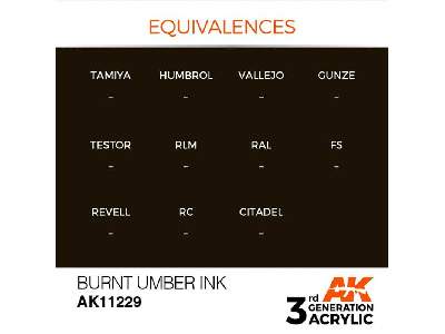 AK 11229 Burnt Umber Ink - image 1