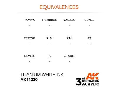 AK 11230 Titanium White Ink - image 1