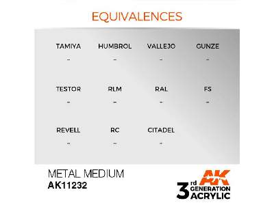 AK 11232 Metal Medium - image 1