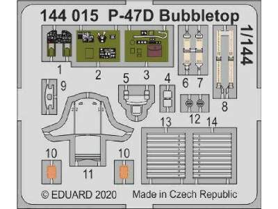 P-47D Bubbletop 1/144 - image 1