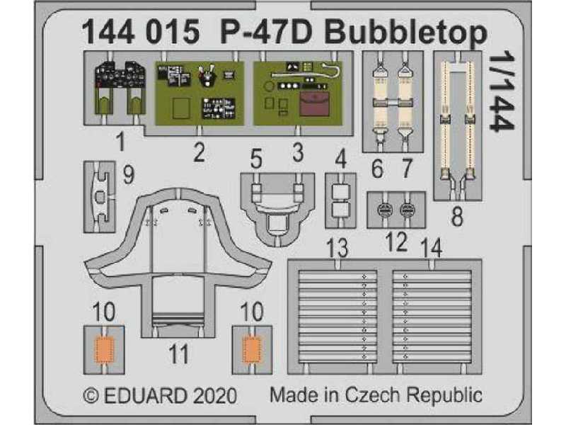 P-47D Bubbletop 1/144 - image 1