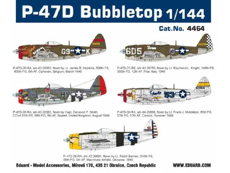 P-47D Bubbletop 1/144 - image 1