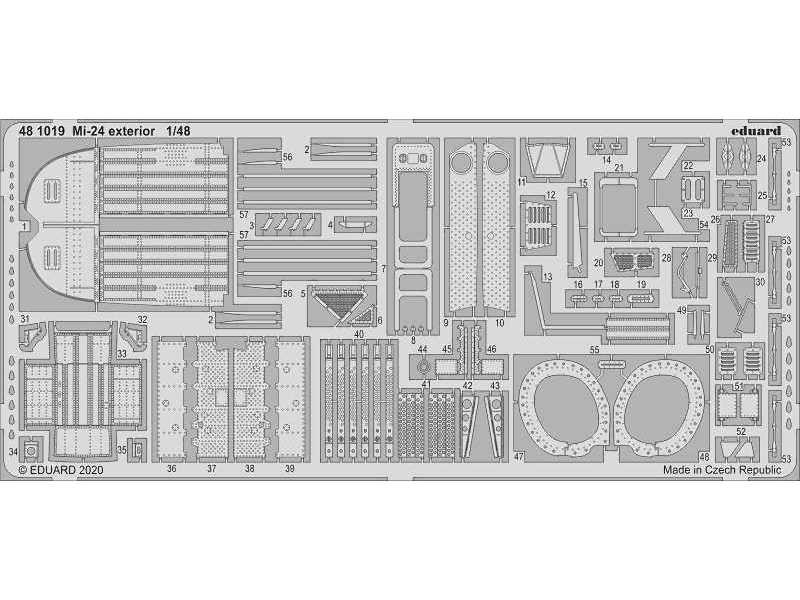 Mi-24 exterior 1/48 - Zvezda - image 1