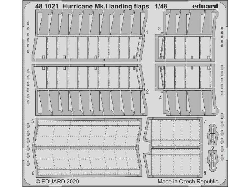 Hurricane Mk. I landing flaps 1/48 - image 1