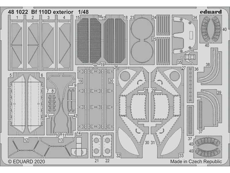 Bf 110D exterior 1/48 - image 1