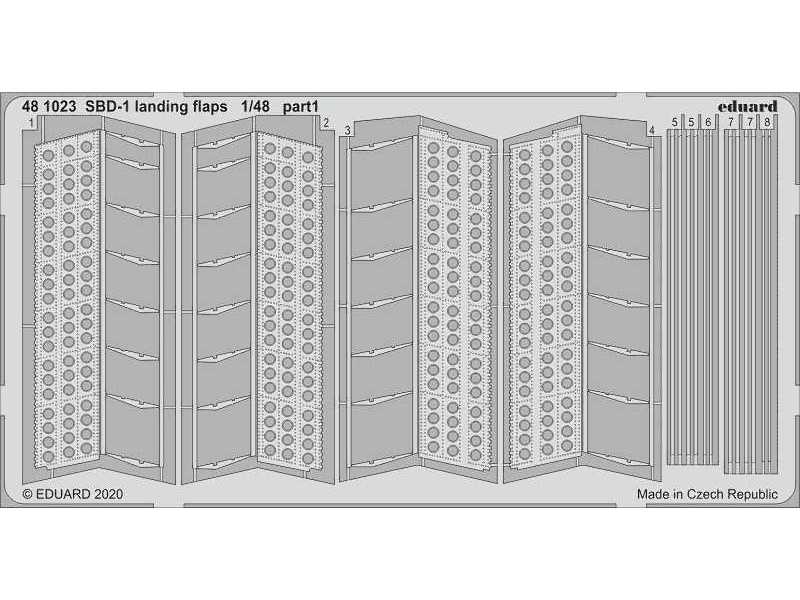 SBD-1 landing flaps 1/48 - image 1 SBD-1 landing flaps 1/48 - image 1