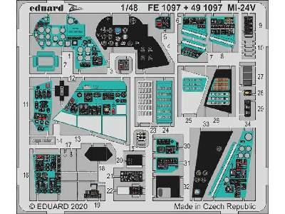 Mi-24 interior 1/48 - Zvezda - image 1