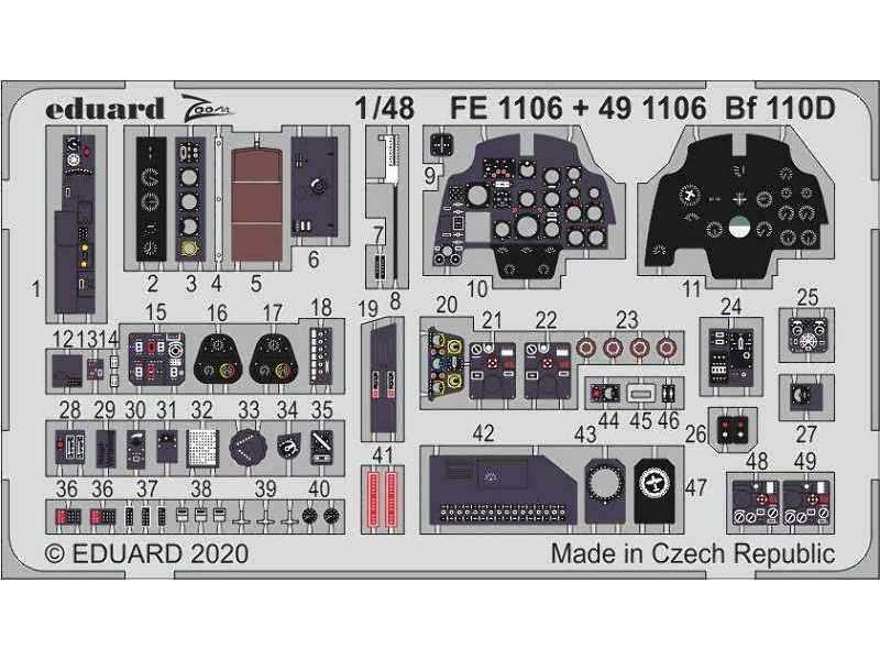 Bf 110D interior 1/48 - image 1