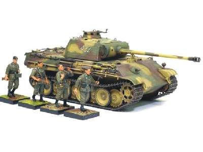 Panther G w/Zimmerit + Wehrmacht Infantry - image 1