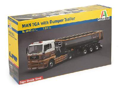MAN TGA with Dumper Trailer - image 2