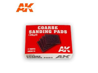 Coarse Sanding Pads - 120 Grit. 4 Units. - image 1