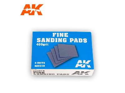 Fine Sanding Pads 400 Grit. 4 Units. - image 1