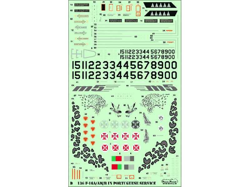 F-16a/Am/B/Bm In Portuquese Service - Generic Set - image 1