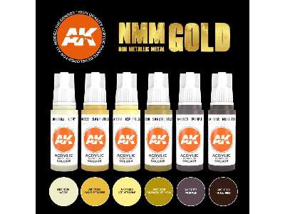 AK 11606 Nmm (Non Metallic Metal) Gold Set - image 1