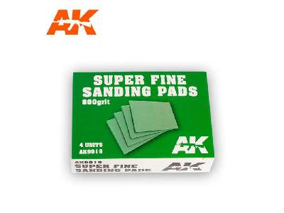 Super Fine Sanding Pads 800 Grit. 4 Units. - image 1