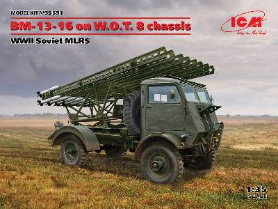 BM-13-16 on W.O.T. 8 chassis, WWII Soviet MLRS - image 1