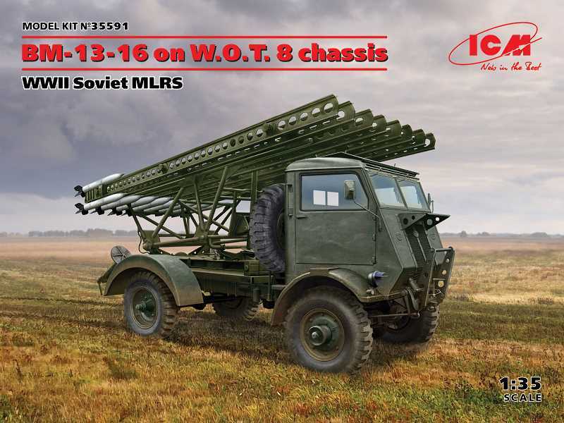 BM-13-16 on W.O.T. 8 chassis, WWII Soviet MLRS - image 1