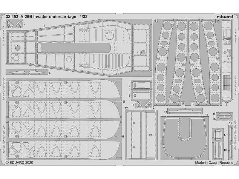 A-26B Invader undercarriage 1/32 - image 1